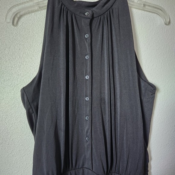 Vero Moda Black Sleeveless Jumpsuit Womens Size Medium 28 Waist - Picture 4 of 4